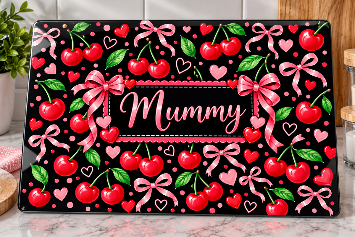 Cherry glass board