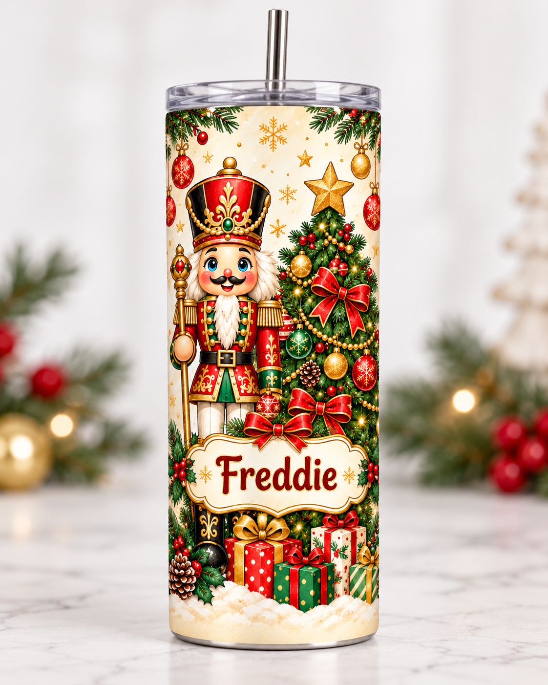 Personalised Nutcracker 20oz tumbler