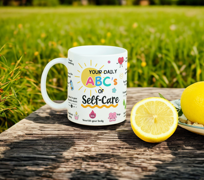ABC's Self Care 11oz SUBLIMATION PRINT