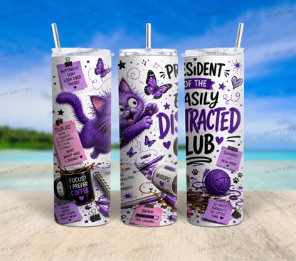 ADHD Chaos Collection | 10 Funny 20oz Tumbler Wrap PNGs + 1 Bonus Design | Digital Download | Sublimation Bundle