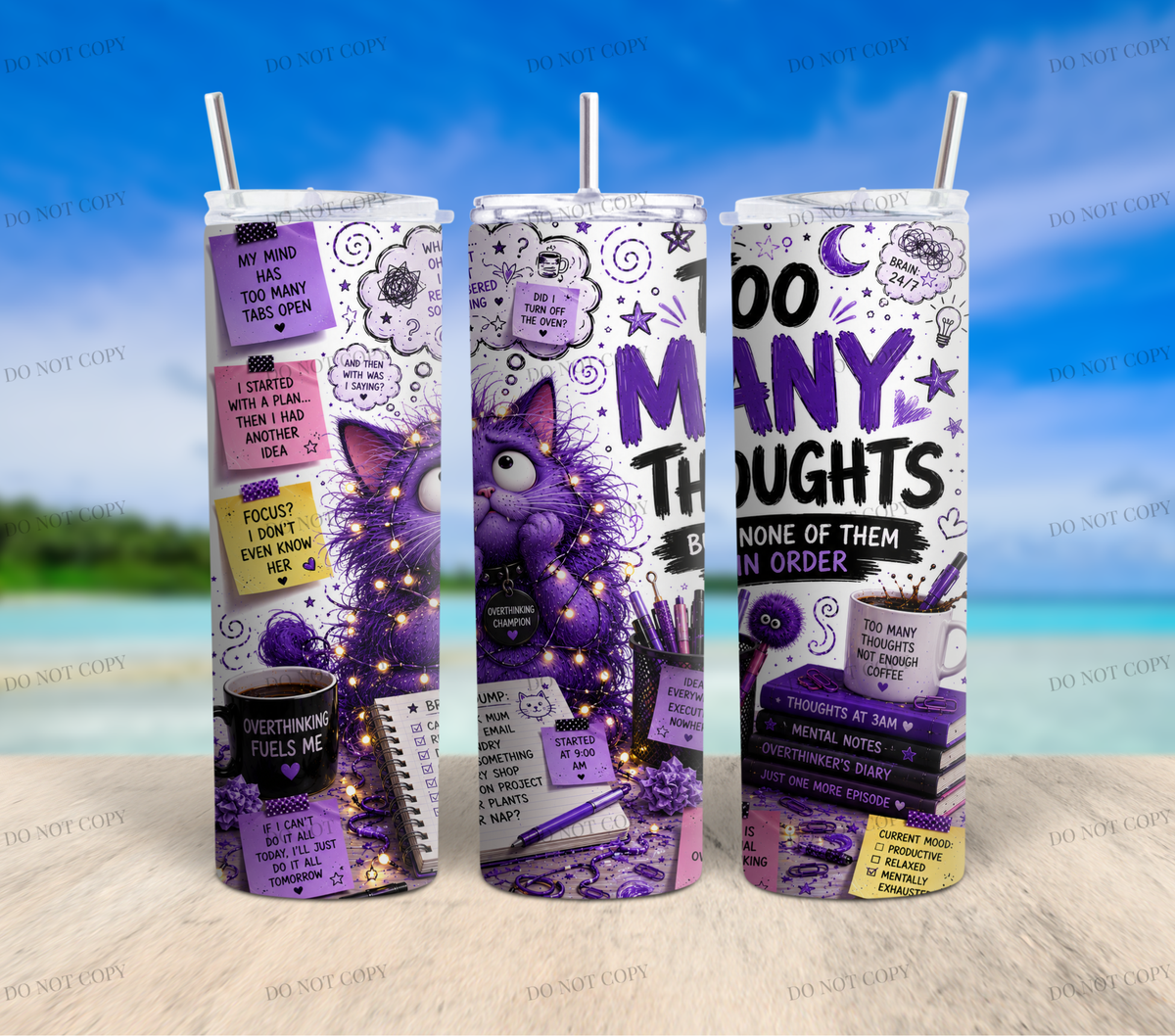 ADHD Chaos Collection | 10 Funny 20oz Tumbler Wrap PNGs + 1 Bonus Design | Digital Download | Sublimation Bundle