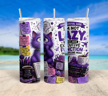ADHD Chaos Collection | 10 Funny 20oz Tumbler Wrap PNGs + 1 Bonus Design | Digital Download | Sublimation Bundle
