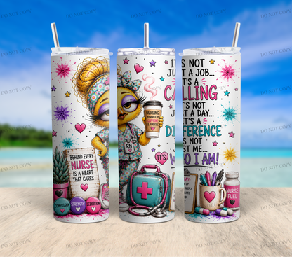 Nurse Duck Collection | 10 Funny & Inspirational 20oz Skinny Tumbler Wrap PNG Bundle | Nurse Sublimation Designs