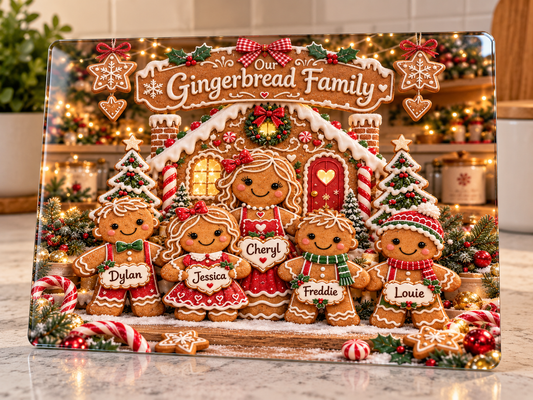 Gingerbread glass board