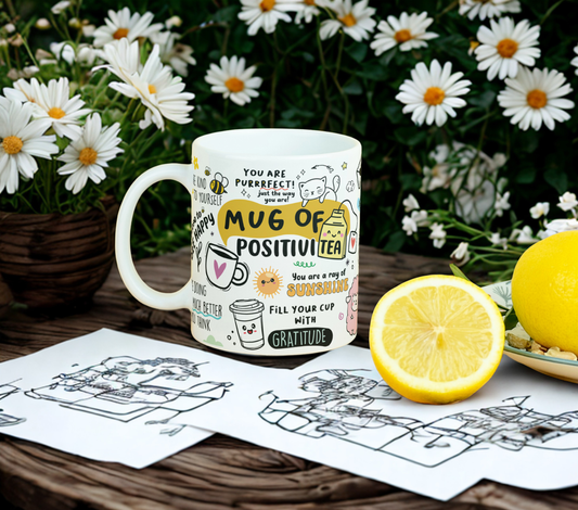 Mug Of PositiviTea MUG SUBLIMATION PRINT