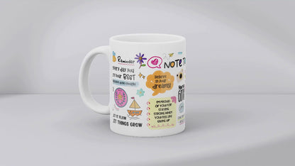 Note To Self MUG SUBLIMATION PRINT