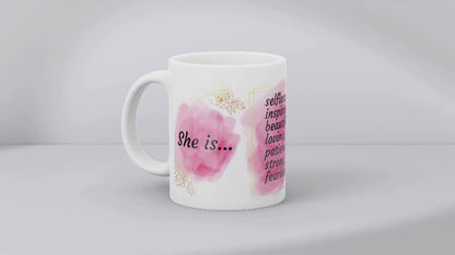 She Is My Mom 11oz MUG SUBLIMATION PRINT