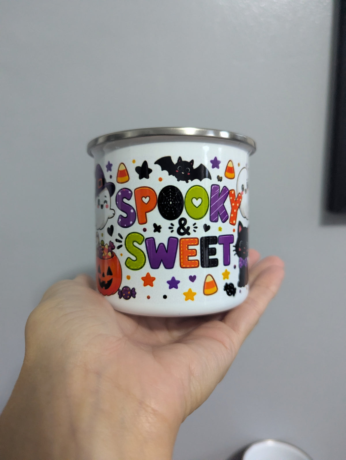 12oz Enamel Camping Mug