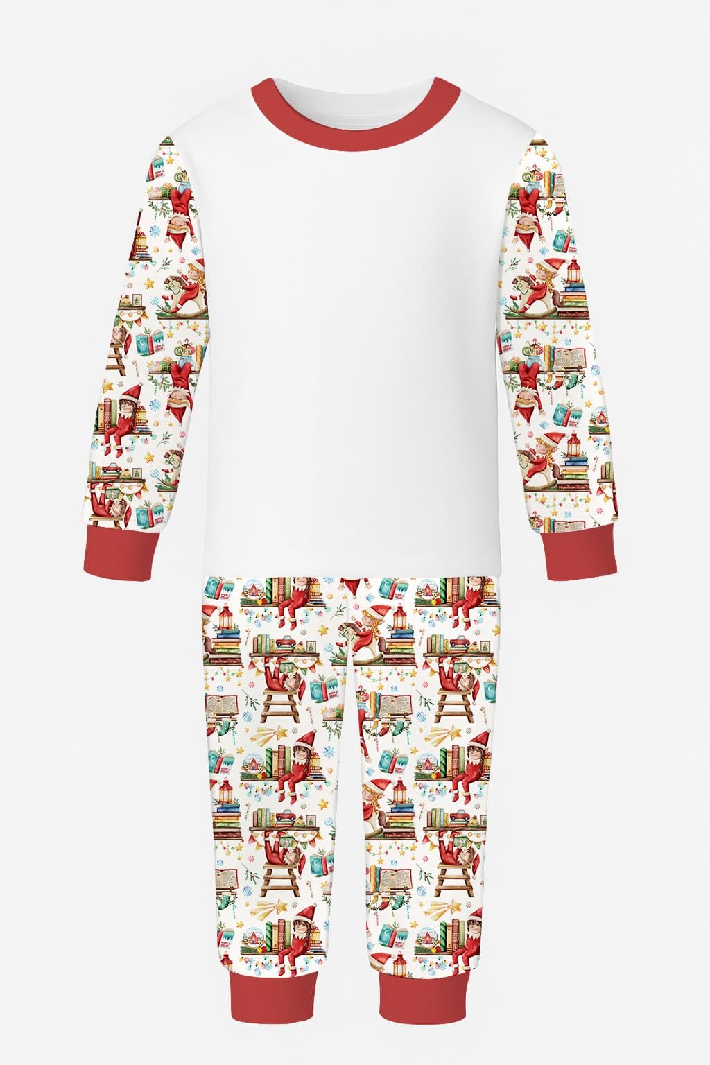 BLANK CHEST ELF PYJAMAS